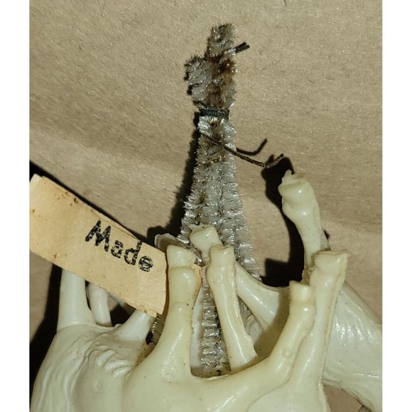 9 Vtg NOS Japan Mini 1.5" Celluloid REINDEER HTF XMAS Pipe Cleaner Picks 1940s - Picture 6 of 16